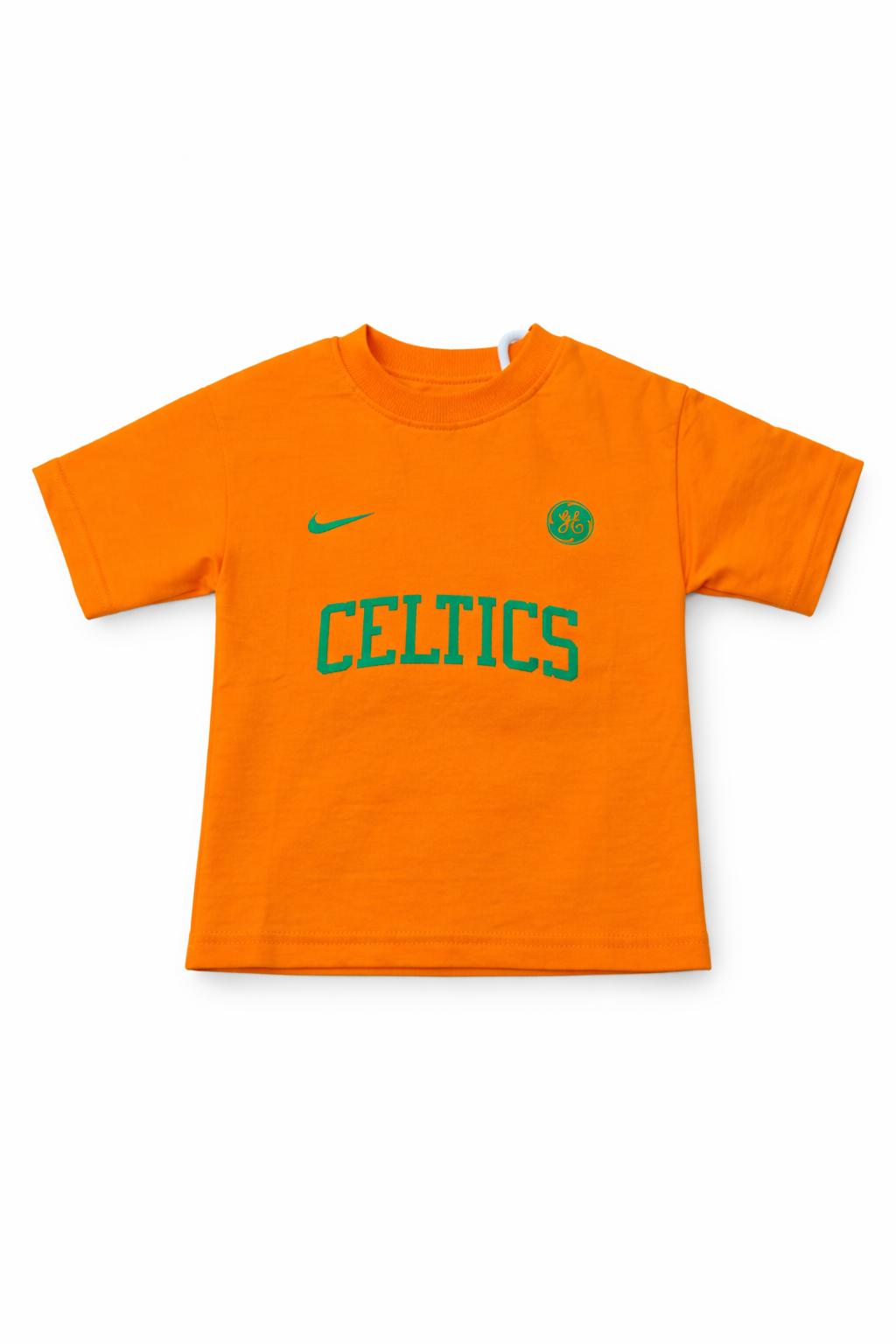 Orange Down-Shoulder Relaxed Fit T-Shirt – Premium Cotton Casual Sports Style (Unisex) - Image 3