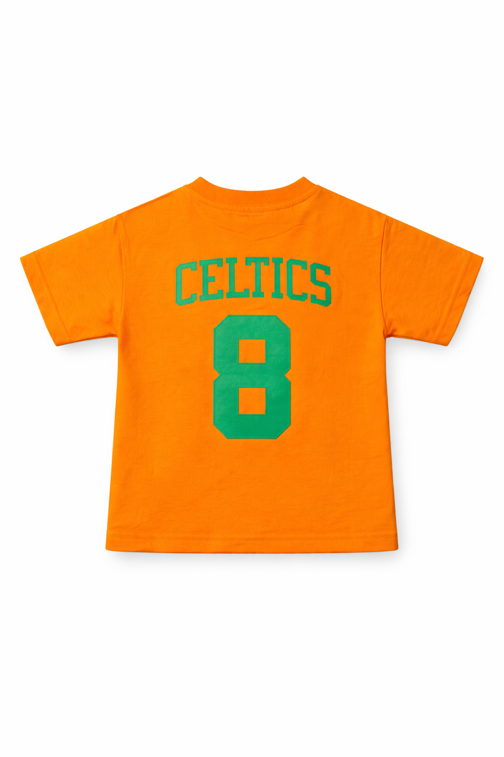 Orange Down-Shoulder Relaxed Fit T-Shirt – Premium Cotton Casual Sports Style (Unisex) - Image 4